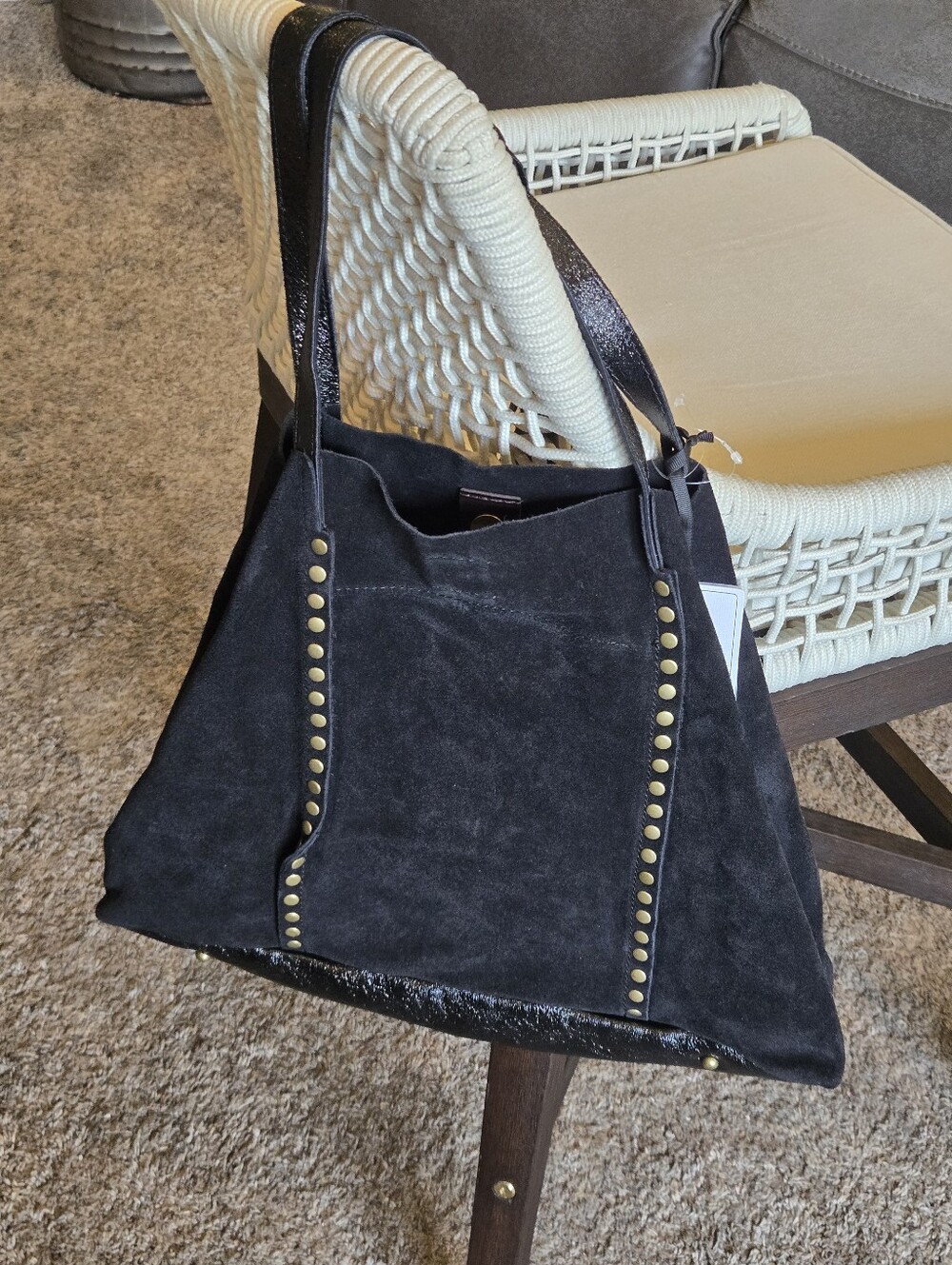 NWT Beautiful Soft Suede Marlon bag